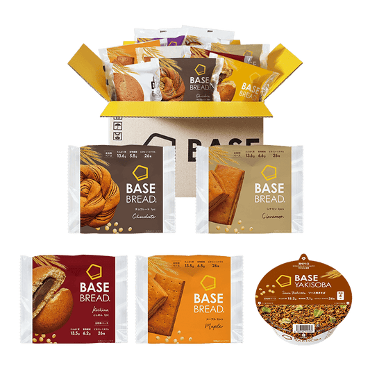 BASE BREAD 8봉지 & BASE YAKISOBA 4개 세트